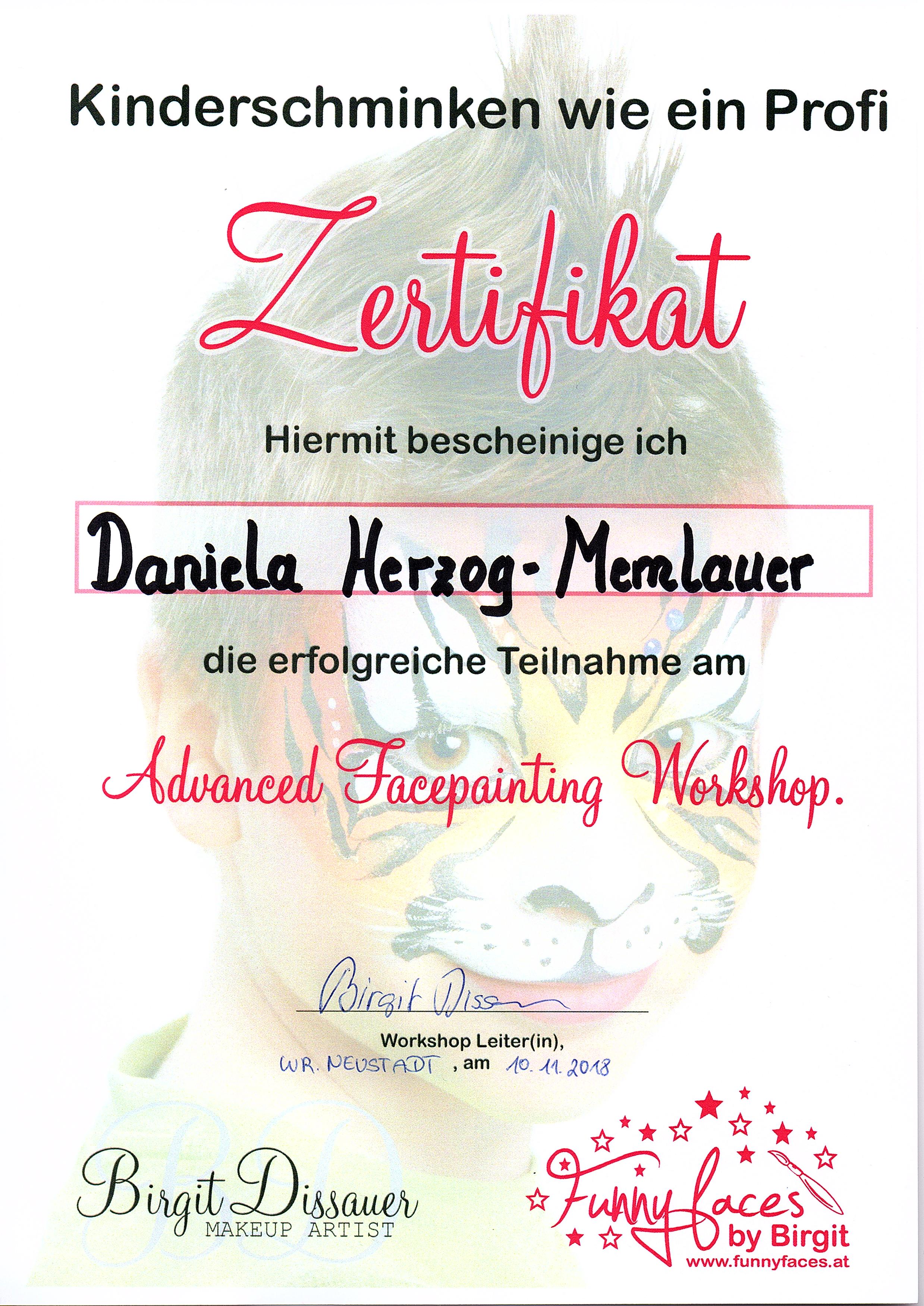 Advanced Facepainting Workshop